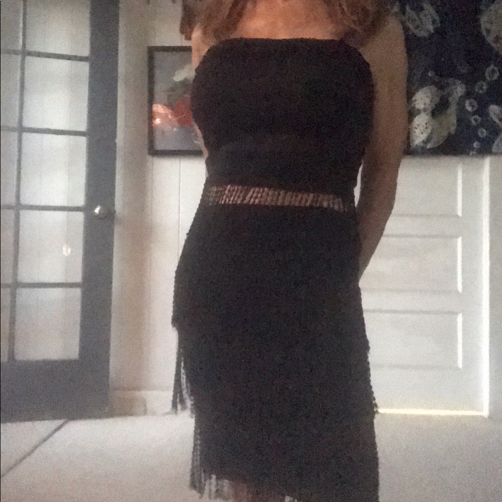 Fringe top and skirt